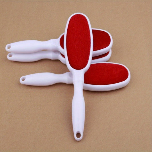 Brosse réutilisable double‑face pour poils d’animaux. Rouleau portable sans électricité, idéal pour vêtements, meubles et nettoyage des poils de chiens et chats