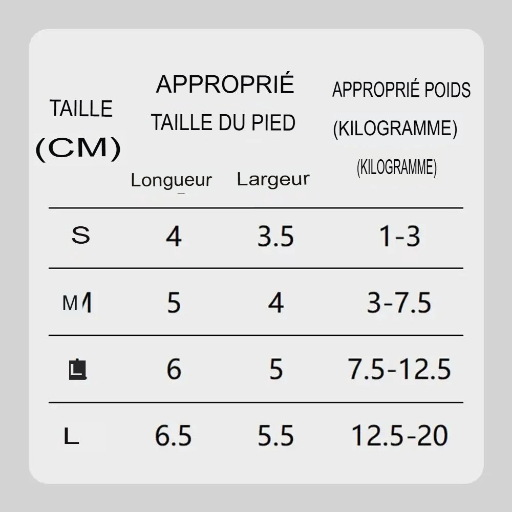 Chaussures d’hiver pour petits chiens – Imperméables, semelle souple et chaudes, lot de 4 - Le Panier du Chien