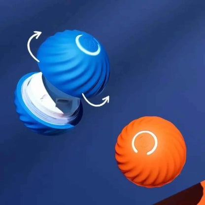 Balle interactive automatique pour chien – Jouet intelligent rotatif USB à mâcher pour chiot et chien actif