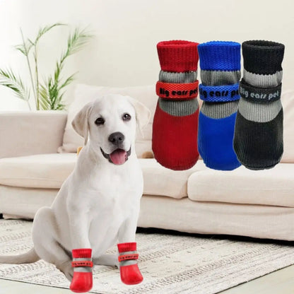 Chaussures d’hiver pour petits chiens – Imperméables, semelle souple et chaudes, lot de 4 - Le Panier du Chien
