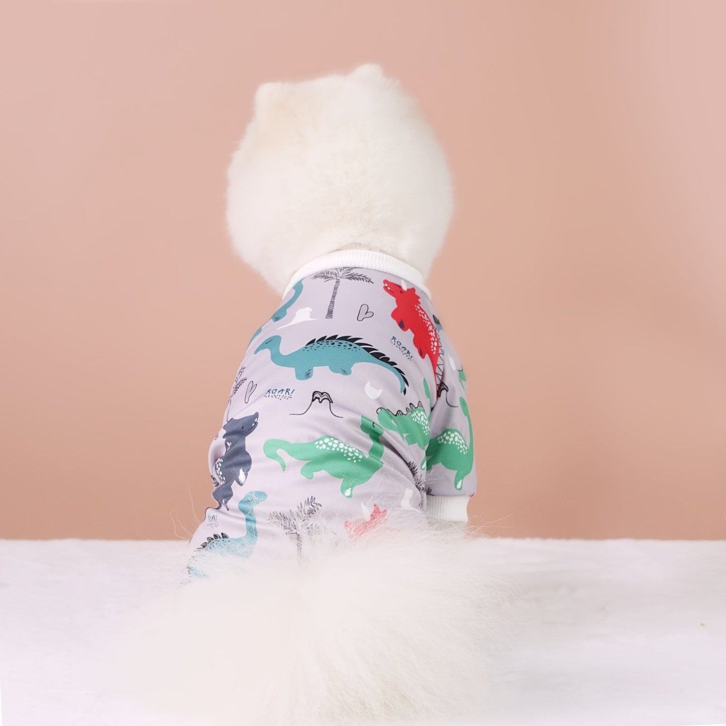 Combinaison 4 pattes dinosaure pour chien et chat, vêtement toutes saisons