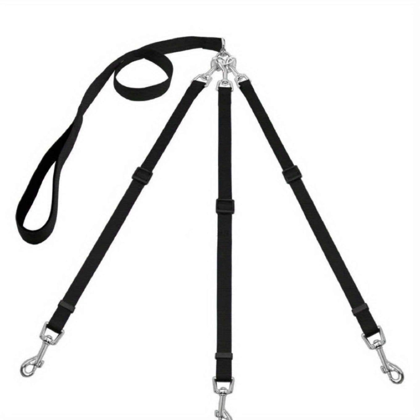 Système de harnais pour chien 3 directions – Laisse anti-traction 5 ft + ceinture de sécurité voiture réglable – Pour toutes tailles de chiens, idéal promenade, randonnée et voyage