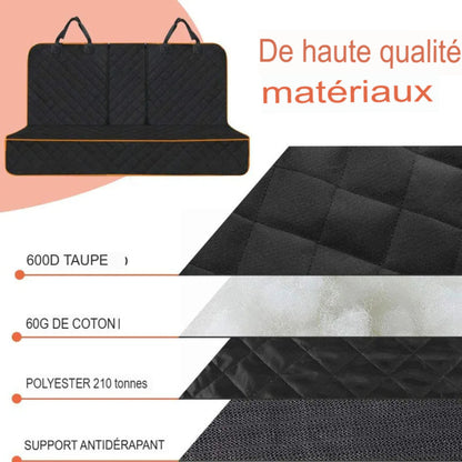Housse de siège arrière pour chien – Imperméable, antidérapante et universelle pour voiture - Le Panier du Chien