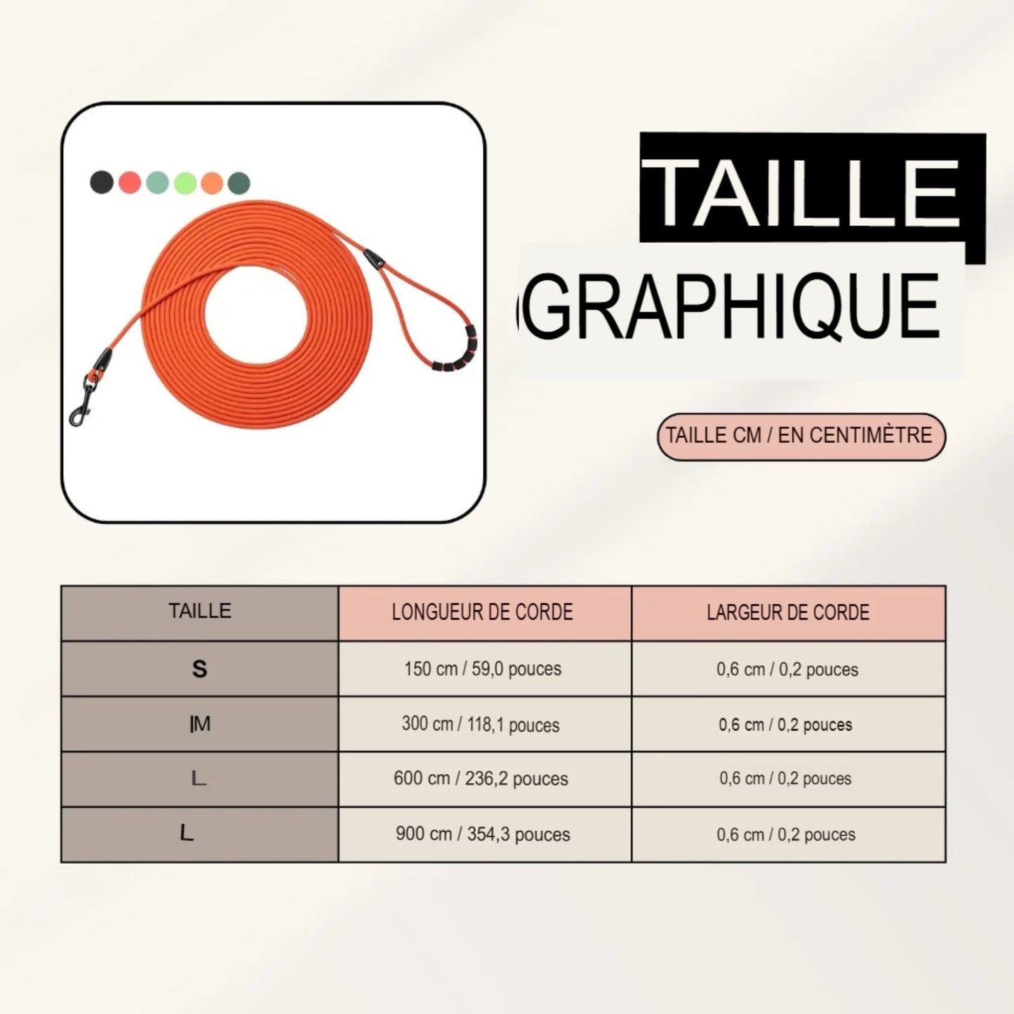 ligne-suivi-laisse-entrainement-longue-chien-corde-robuste