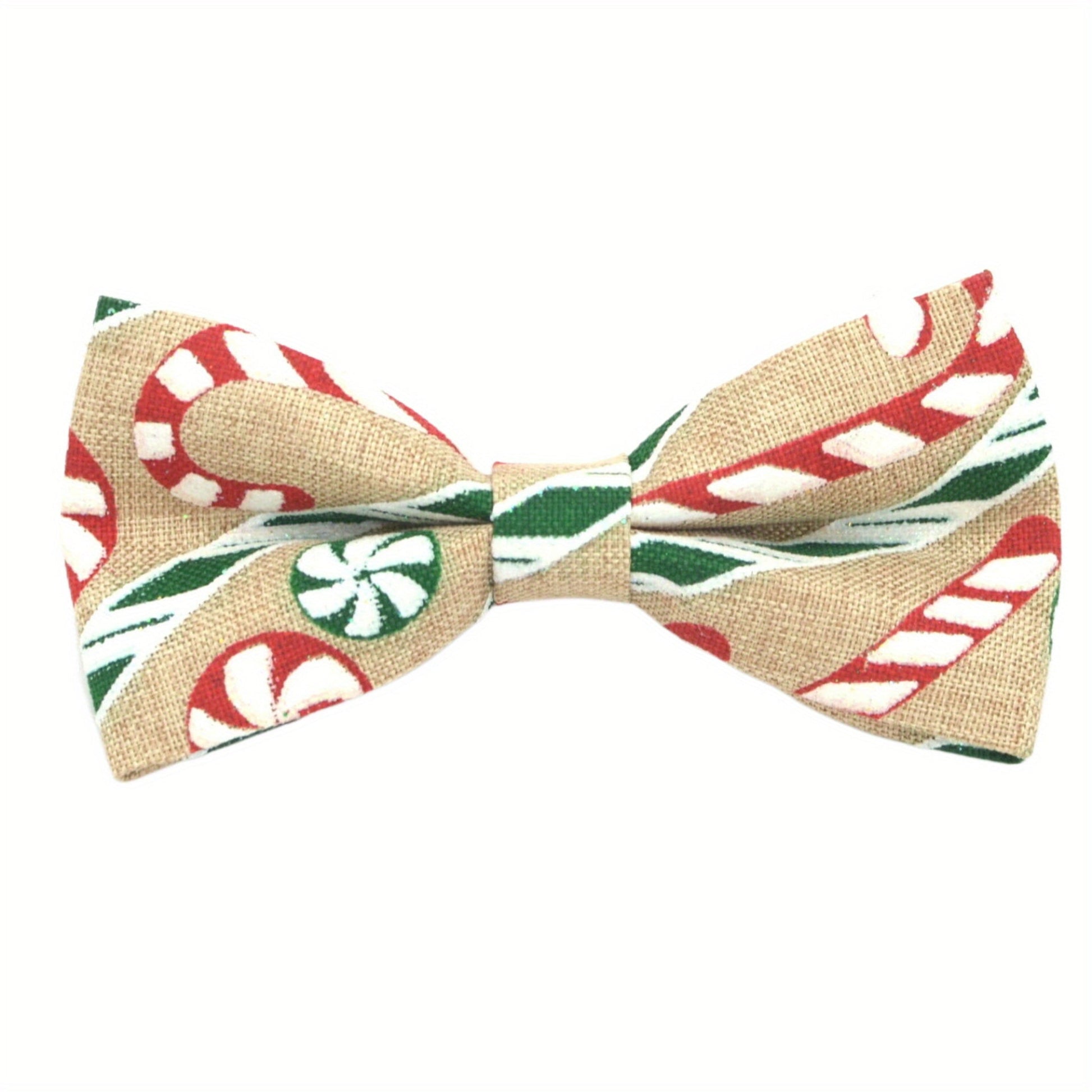 Nœuds papillon de Noël pour animaux – lot de 10 accessoires festifs pour chiens et chats