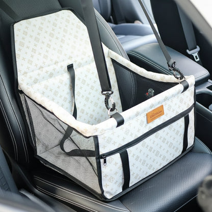 Sac de siège de voiture pour animaux – Double épaisseur, imperméable et pliant - Le Panier du Chien