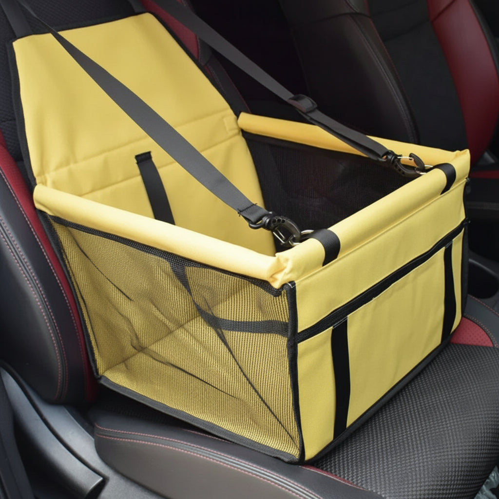 Sac de siège de voiture pour animaux – Double épaisseur, imperméable et pliant - Le Panier du Chien