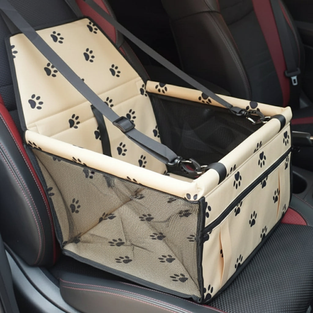 Sac de siège de voiture pour animaux – Double épaisseur, imperméable et pliant - Le Panier du Chien