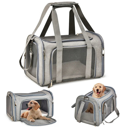 Sac de transport pour chien et chat – Voyage, avion, polyester renforcé - Le Panier du Chien