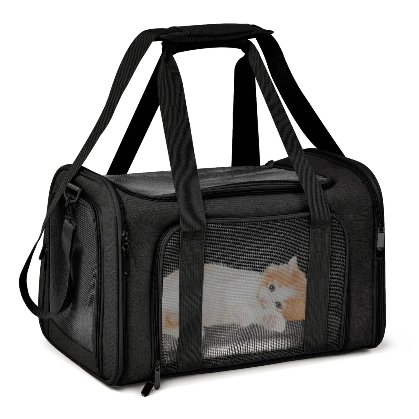Sac de transport pour chien et chat – Voyage, avion, polyester renforcé - Le Panier du Chien