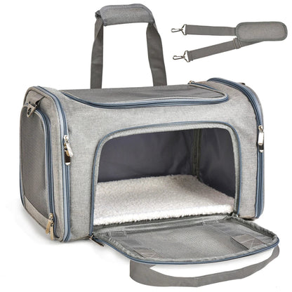 Sac de transport pour chien et chat – Voyage, avion, polyester renforcé - Le Panier du Chien
